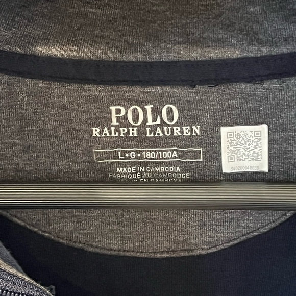 Polo Ralph Lauren Polo Quarter Zip size large Navy - Picture 3 of 3